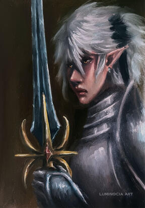Knight - Oil Painting, 2025